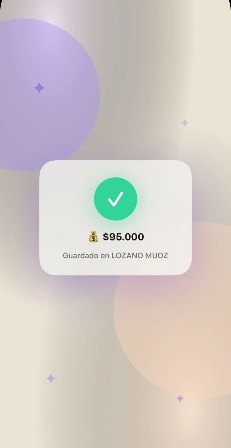 $95.000 guardado automáticamente